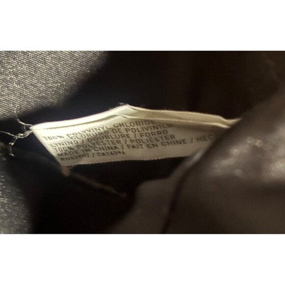 Liz Claiborne Croc Embossed Clutch Wallet Black Faux Leather - Picture 10 of 15